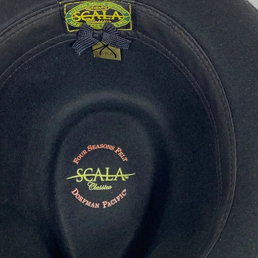 Scala Four Season Classico Crushable Pinch Front Fedora Hat - Picture 8 of 9